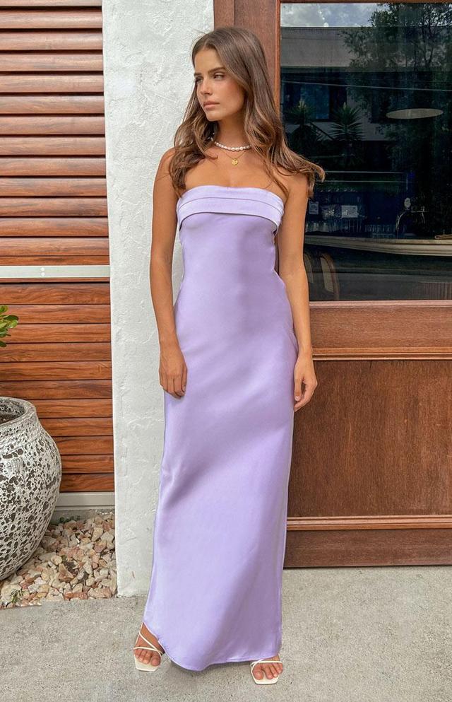 Maiah Lilac Maxi Dress Product Image