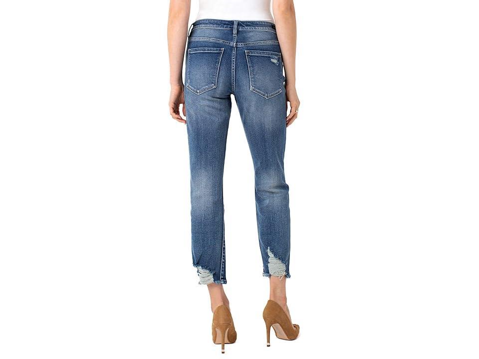 Liverpool Crop Straight Jeans in Kennedy (Kennedy) Women's Jeans Product Image