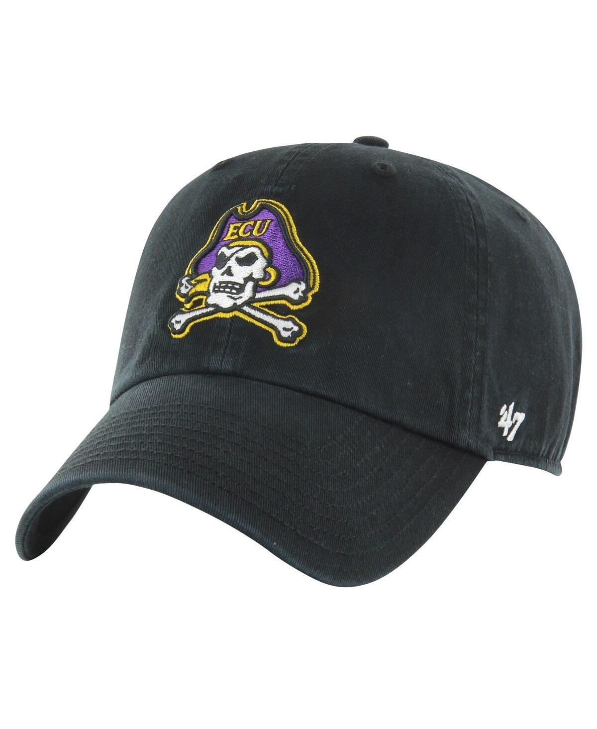 Mens 47 Black ECU Pirates Vintage Clean Up Adjustable Hat Product Image