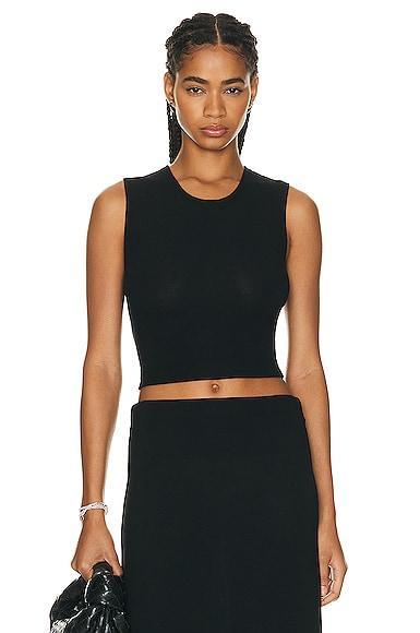 LESET Lauren Sleeveless Crewneck Top Product Image