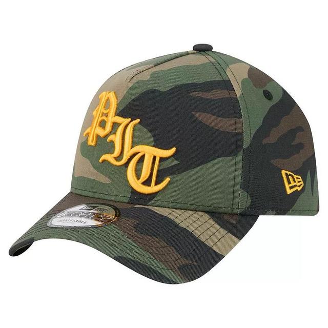 Mens New Era Camo Pittsburgh Steelers Mystic Camo A-Frame 9FORTY Adjustable Hat Product Image