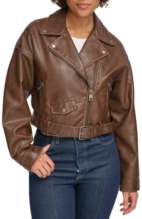 levis Faux Leather Moto Jacket Product Image