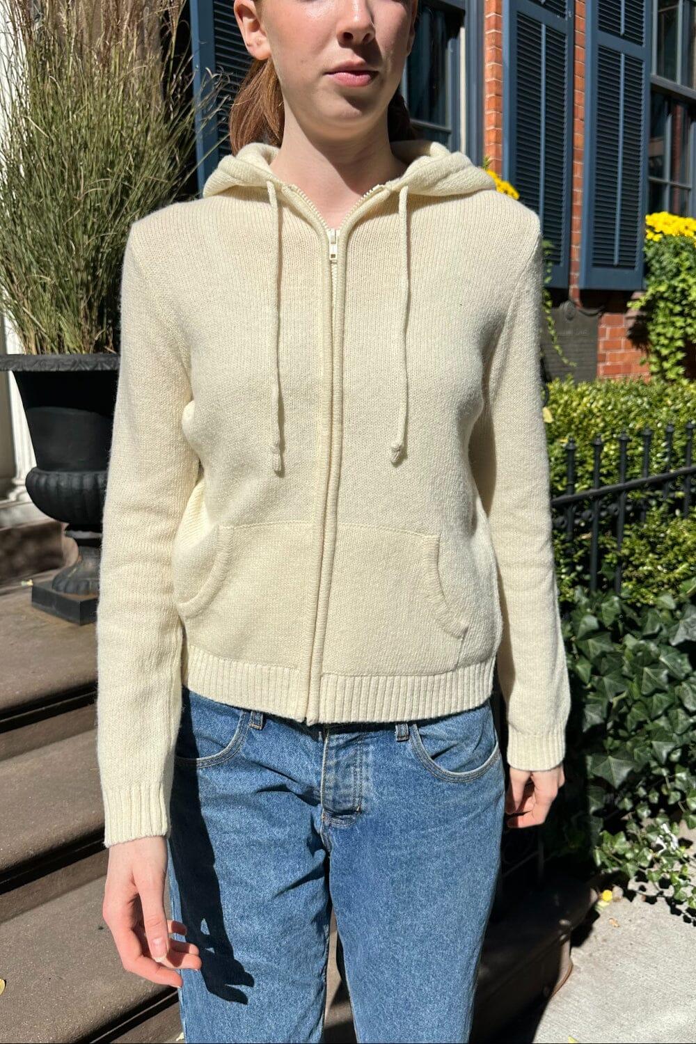 Alana Wool Zip-up Sweater Product Image