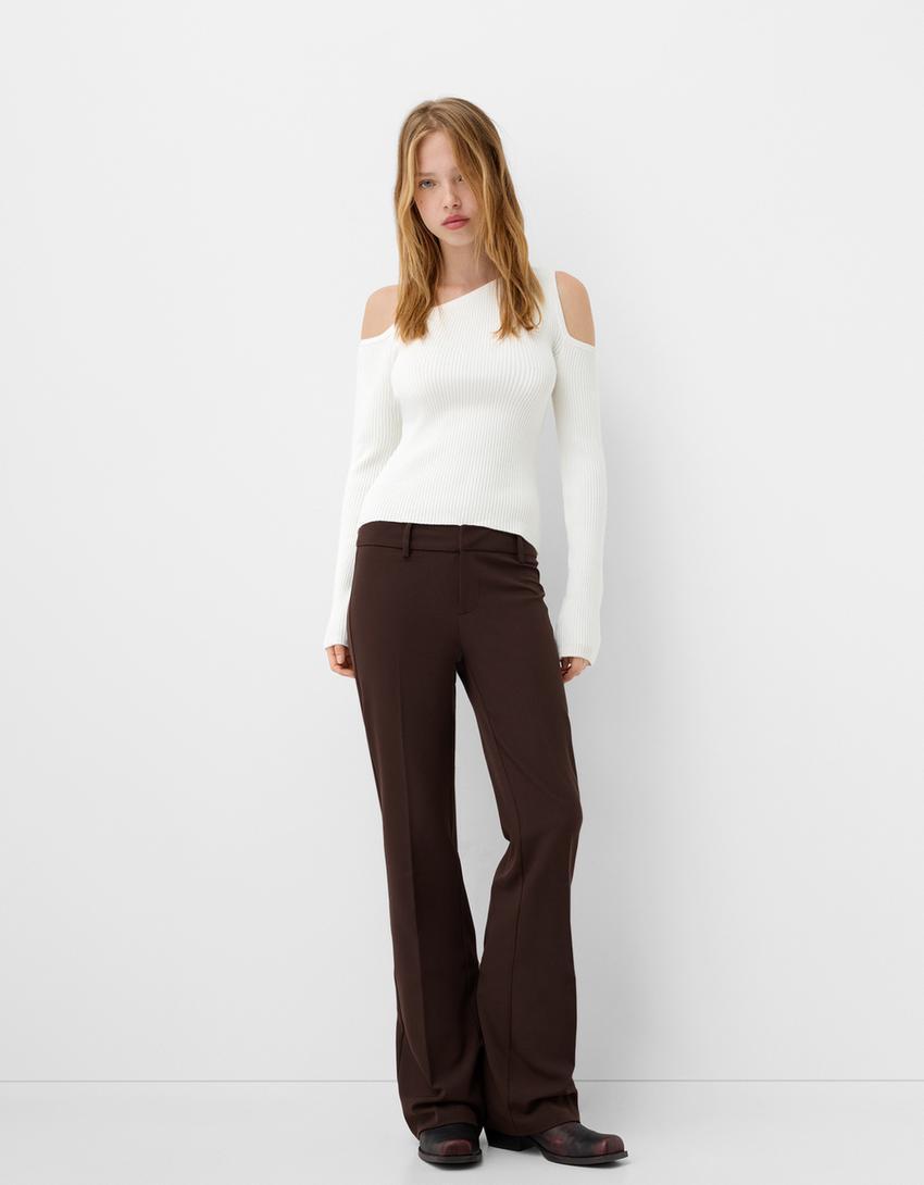 Tailored flared pants Product Image