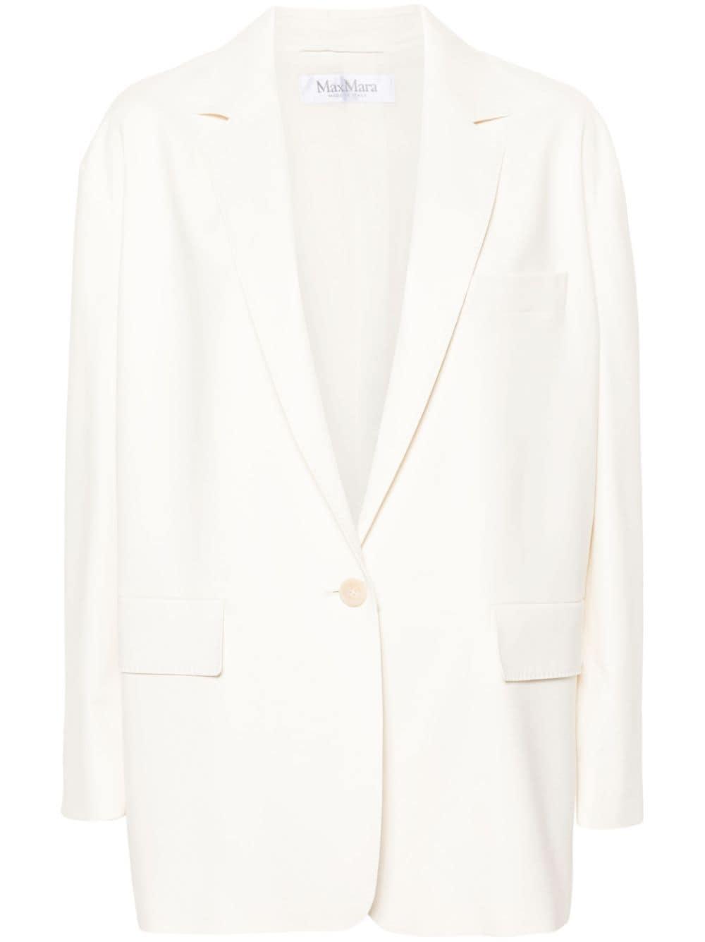 MAX MARA Monica Oversized Blazer In Neutrals Product Image