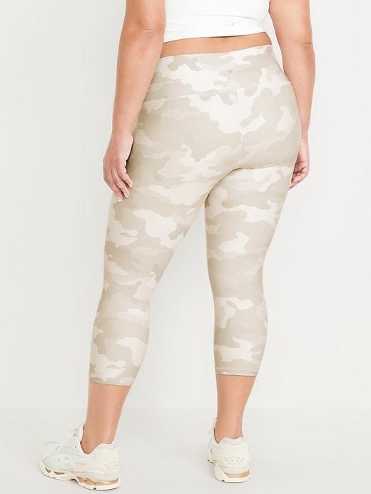 High-Waisted PowerSoft Crop Leggings Product Image