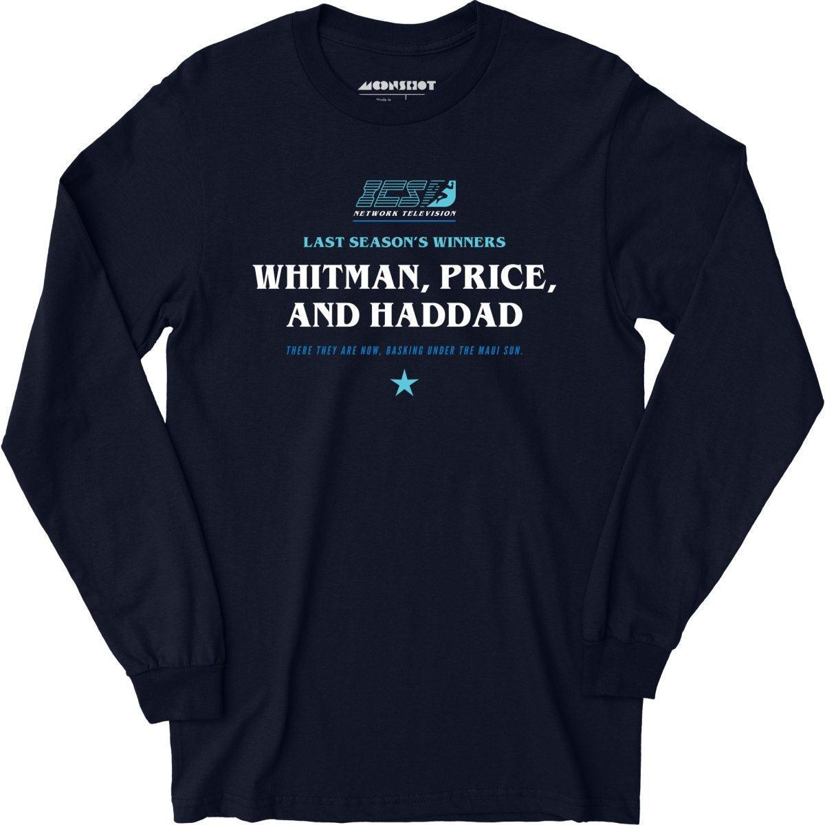 Running Man - Whitman, Price & Haddad - Long Sleeve T-Shirt Male Product Image