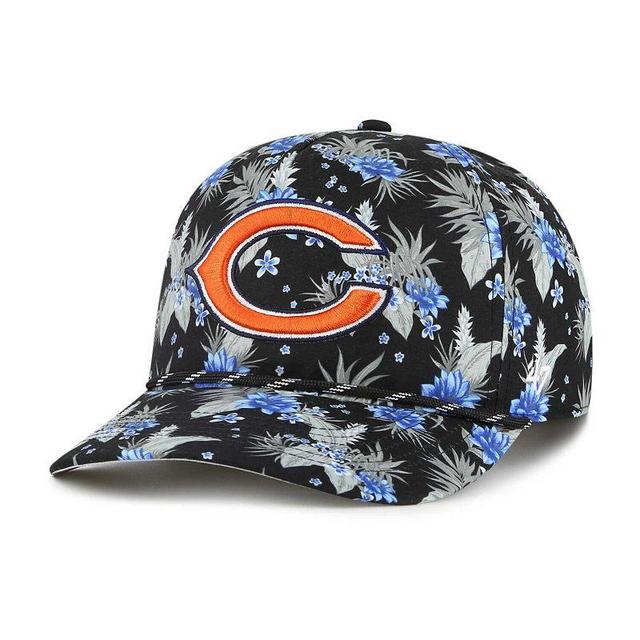 Mens 47 Brand Black Chicago Bears Dark Tropic Hitch Adjustable Hat Product Image