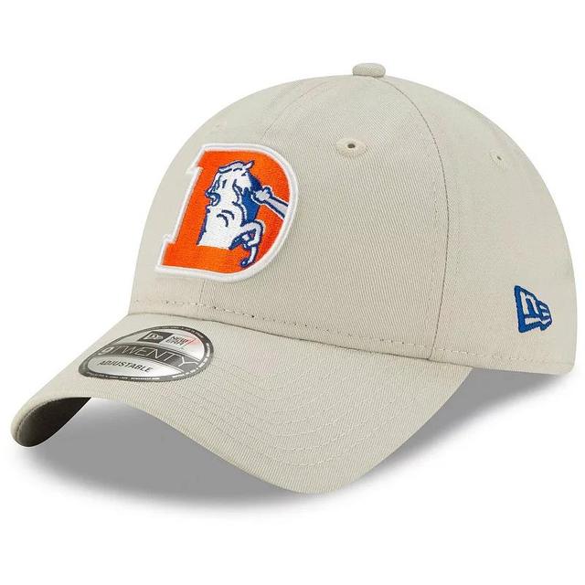 Mens New Era Khaki Denver Broncos Historic Playmaker 9TWENTY Adjustable Hat Product Image