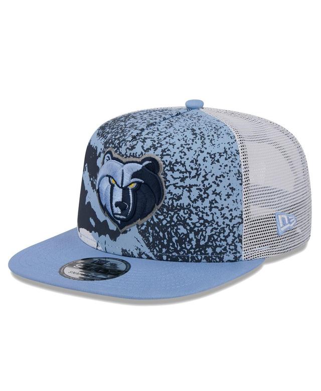 Mens New Era Light Blue Memphis Grizzlies Court Sport Speckle 9FIFTY Snapback Hat Product Image