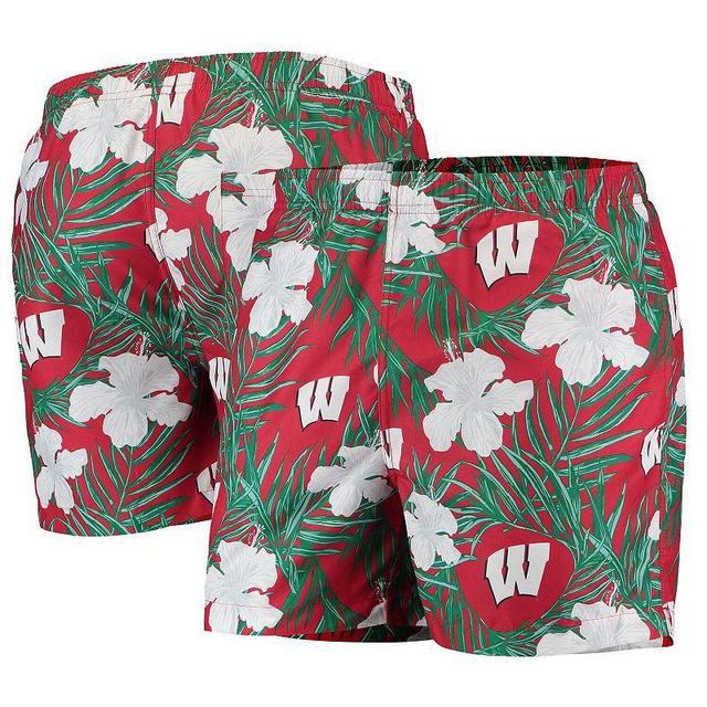 Mens Wisconsin Badgers Swimming Trunks Product Image