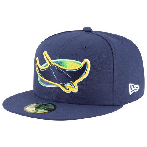 New Era Mens Tampa Bay Rays Alternate Authentic Collection On-Field 59FIFTY Fitted Hat Product Image