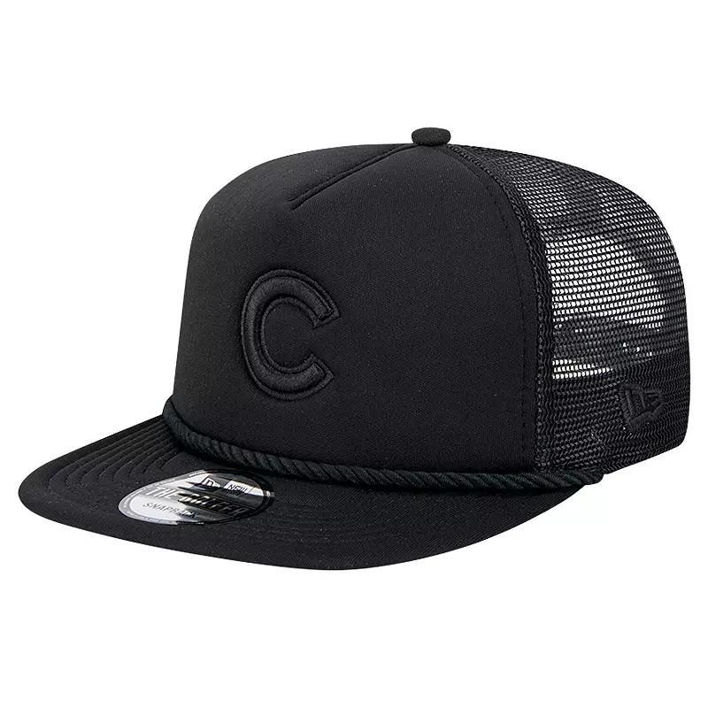 Mens New Era Chicago Cubs Tone Foam Meshback Golfer Snapback Hat Product Image