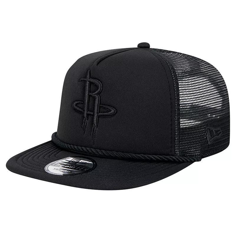 Mens New Era Houston Rockets Tone Foam Meshback Golfer Snapback Hat Product Image