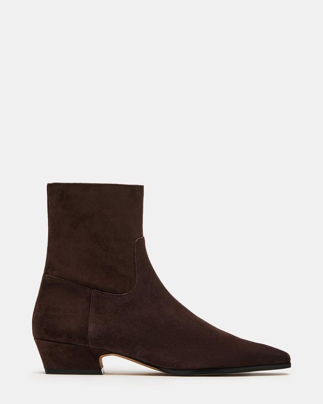 DUSTY CHOCOLATE BROWN SUEDE Female Product Image