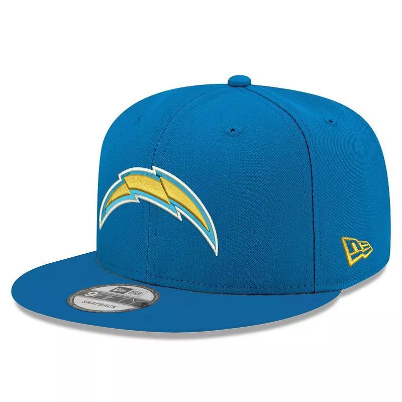 Mens New Era Los Angeles Chargers Basic 9FIFTY Adjustable Snapback Hat Product Image