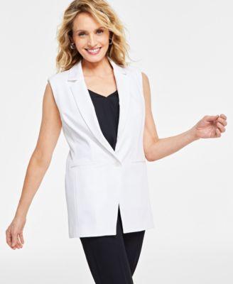 Women's Sleeveless Blazer, Created for Macy's Product Image