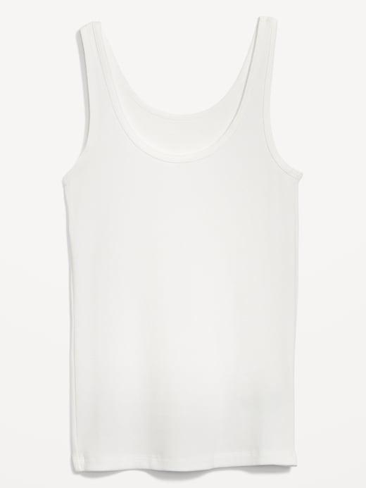 Rib-Knit First Layer Tank Top Product Image