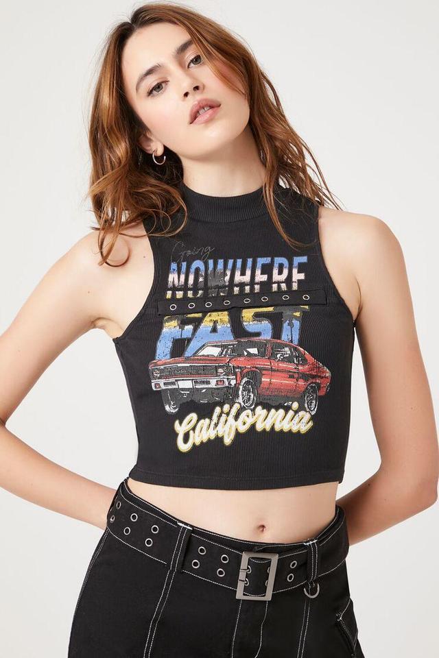 Going Nowhere Cropped Tank Top | Forever 21 Product Image