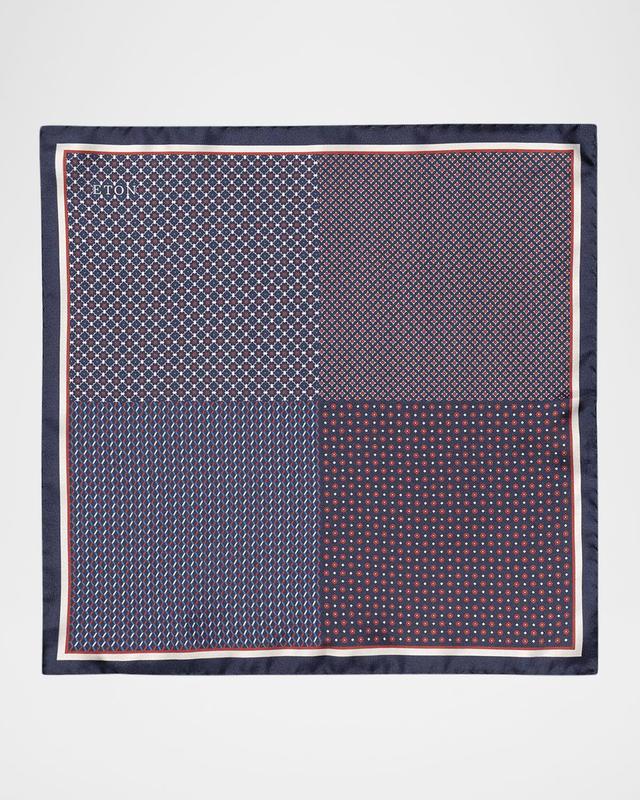 Men's Four-Sided Silk Pocket Square Product Image