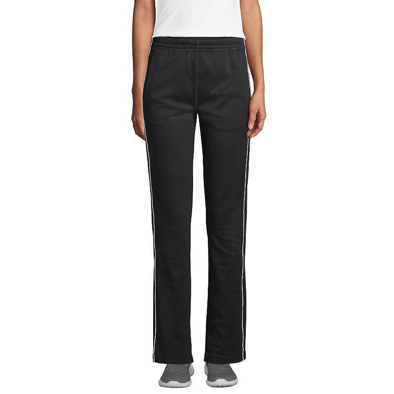 Womens Lands End School Uniform Active Track Pants Blue Product Image