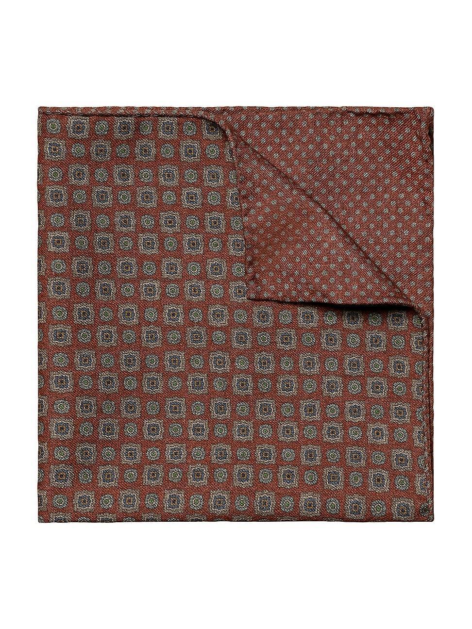 Mens Two-Side Wool Flannel Pocket Square Product Image