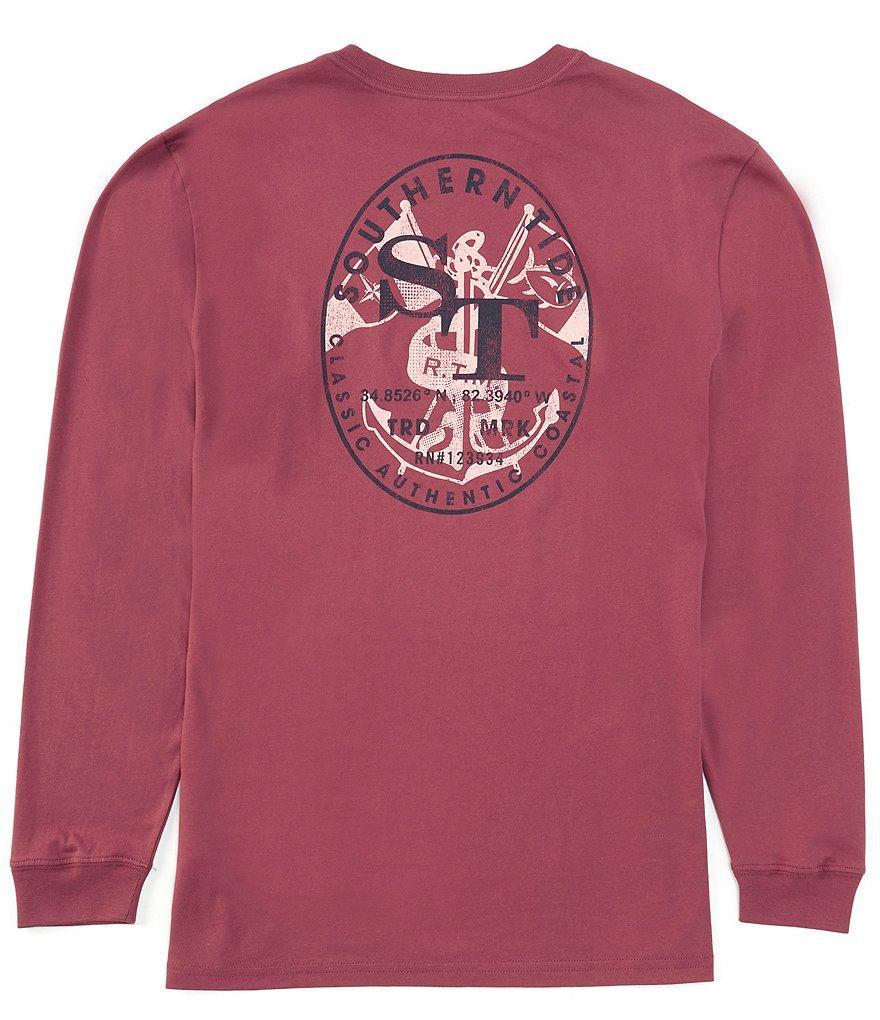 Southern Tide RTM Coin Long Sleeve T-Shirt Product Image