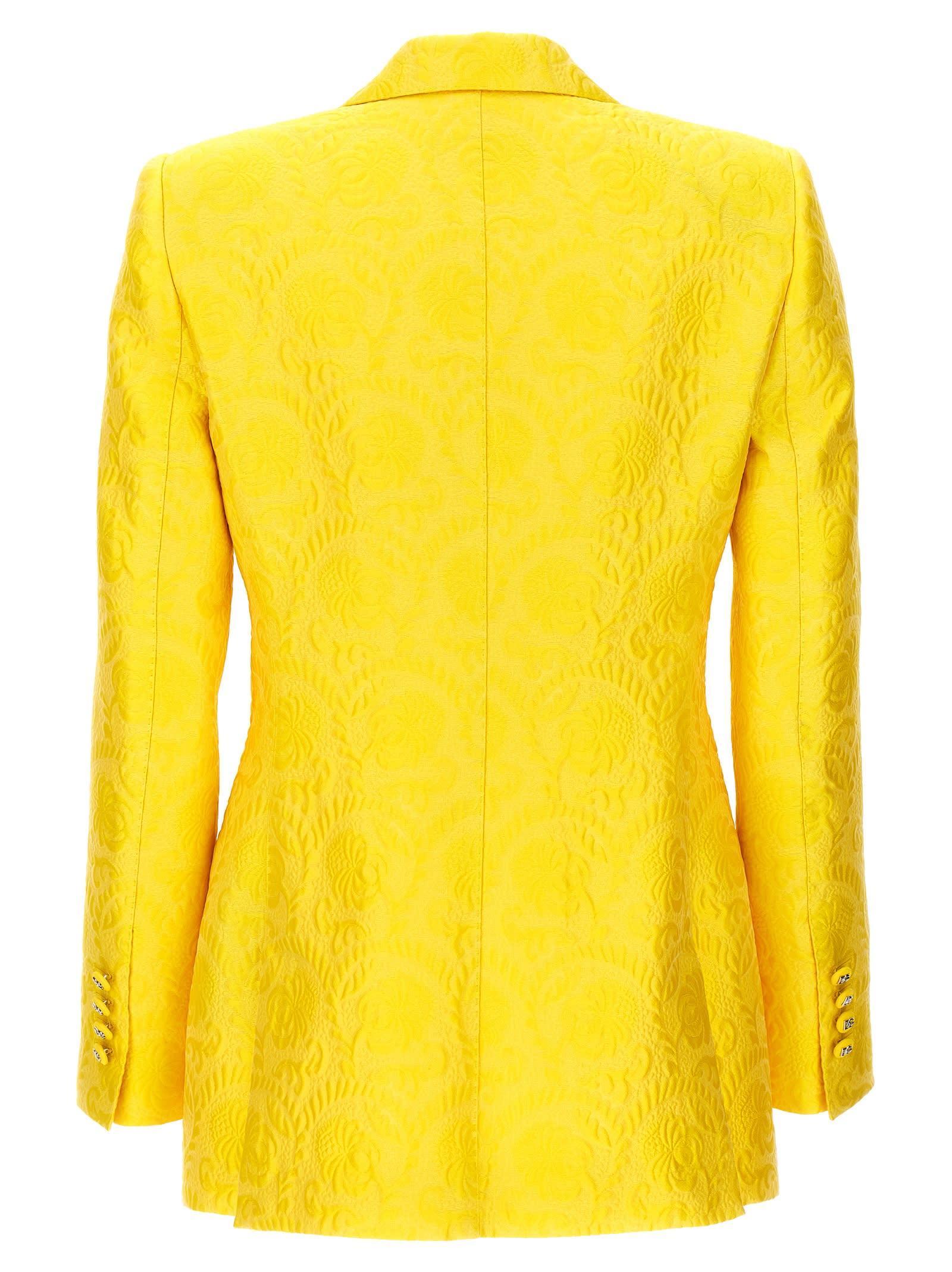 Single-breasted Turlington Blazer In Yellow Product Image