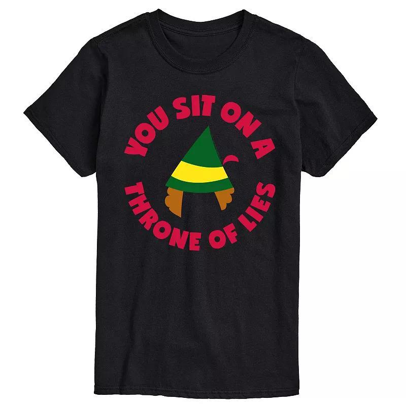 Big & Tall Elf Throne Of Lies Graphic Tee, Mens Product Image