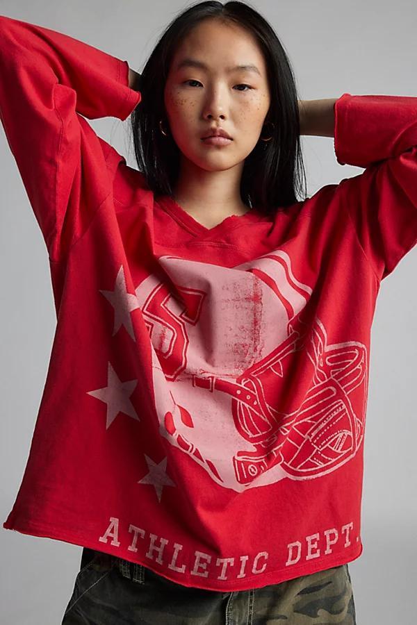 Athletic Department Varsity Long Sleeve Graphic Tee Womens at Urban Outfitters Product Image