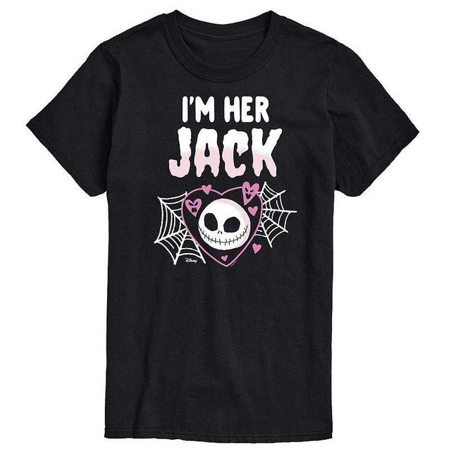 Disneys Nightmare Before Christmas Mens Im Her Jack Graphic Tee Red Product Image