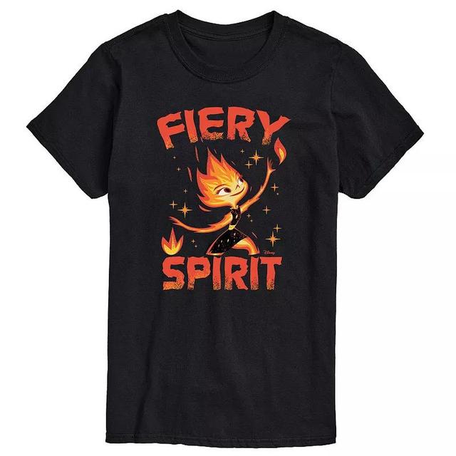 Mens Elemental Fiery Spirit Tee Black Product Image