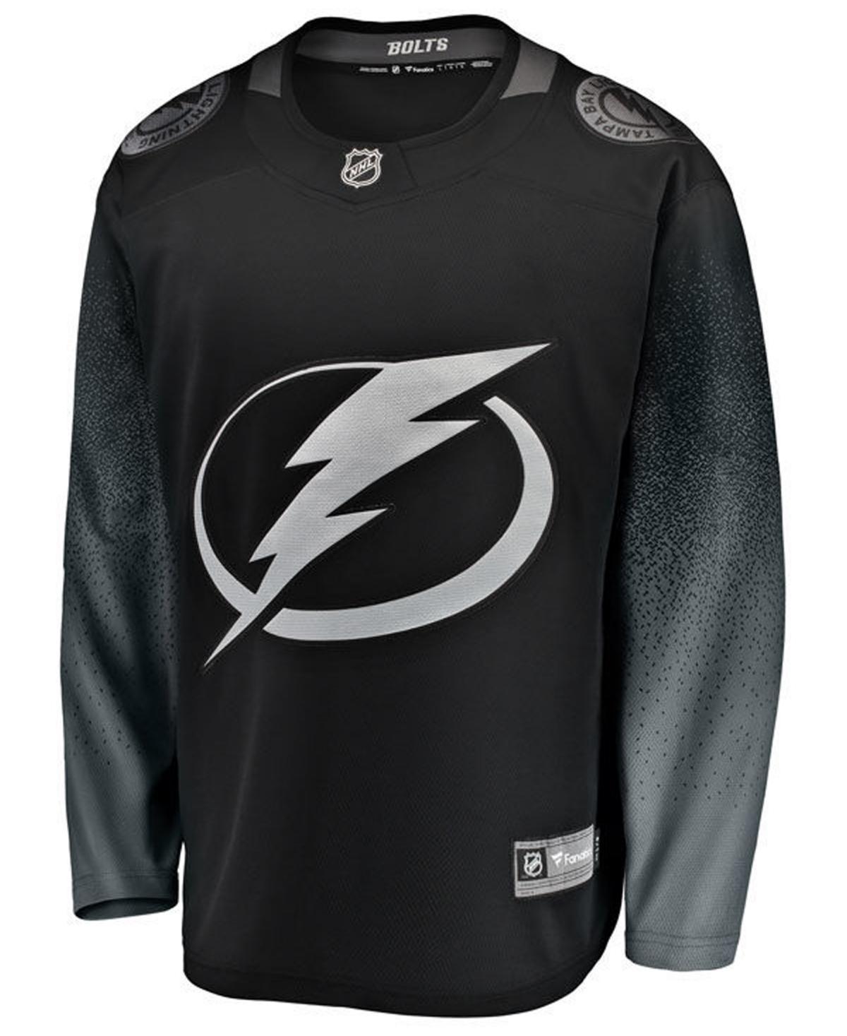 Authentic Nhl Apparel Tampa Bay Lightning Mens Breakaway Jersey - Black Product Image