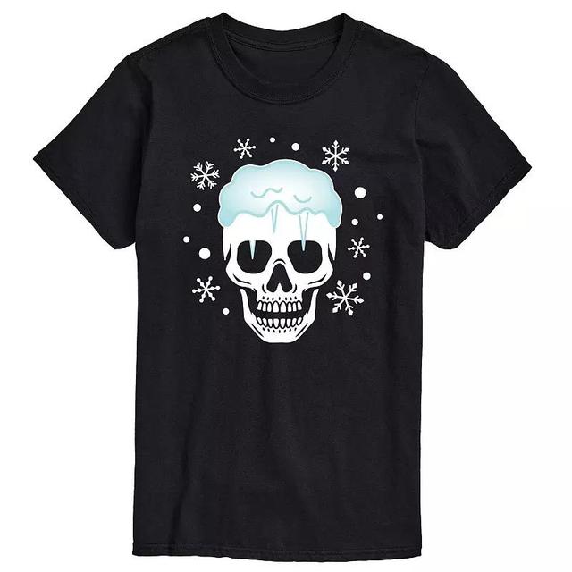 Mens Frozen Skull Graphic Tee Product Image