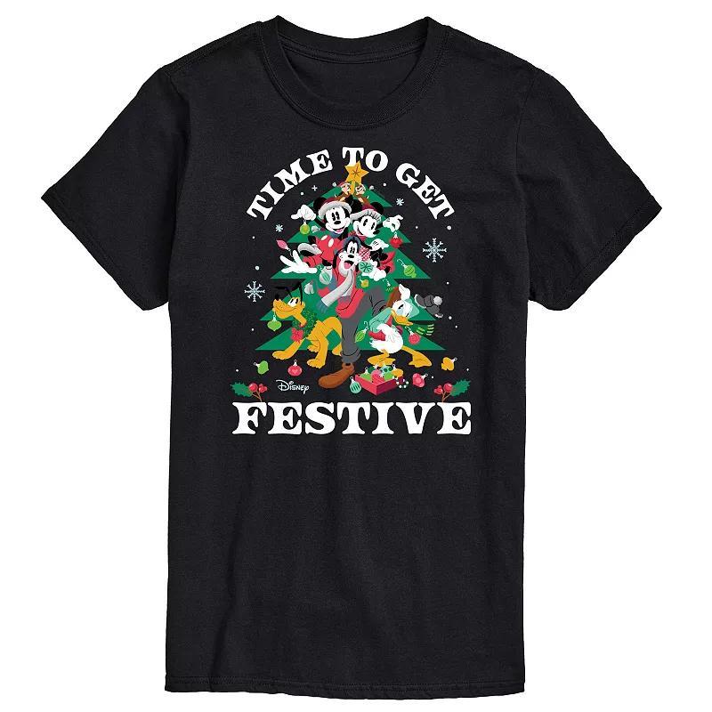 Disneys Big & Tall Time To Get Festive Graphic Tee, Mens Product Image