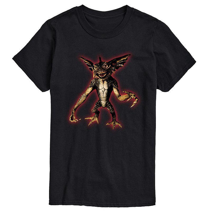 Big & Tall Gremlins Glowing Gremlin Graphic Tee, Mens White Product Image