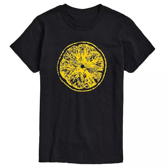 Big & Tall Lemon Slice Whole Graphic Tee, Mens Product Image