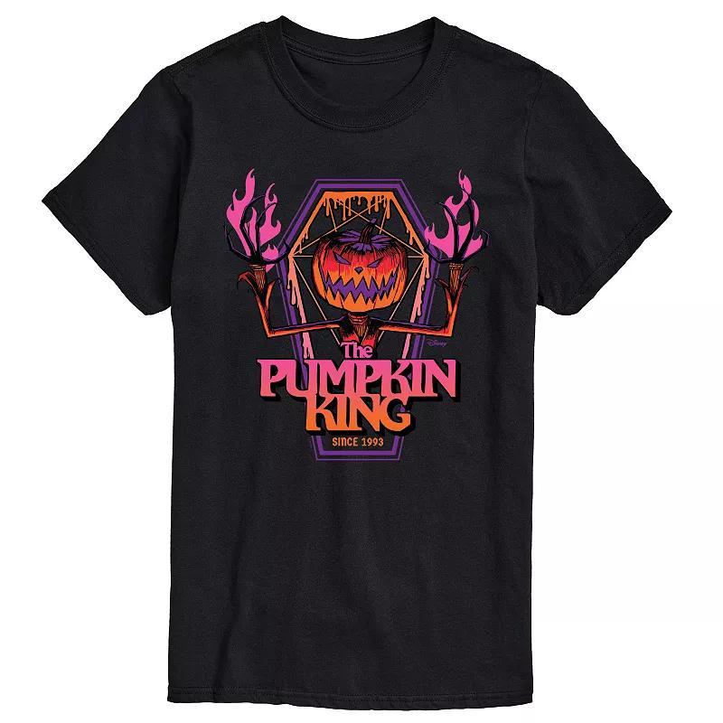 Disneys The Nightmare Before Christmas Mens The Pumpkin King Graphic Tee Product Image