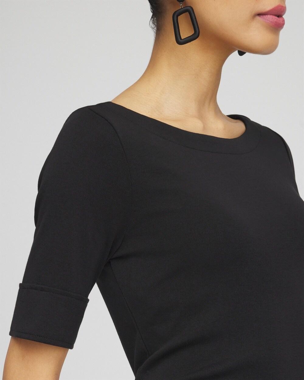 Jewel Neck Tee Product Image