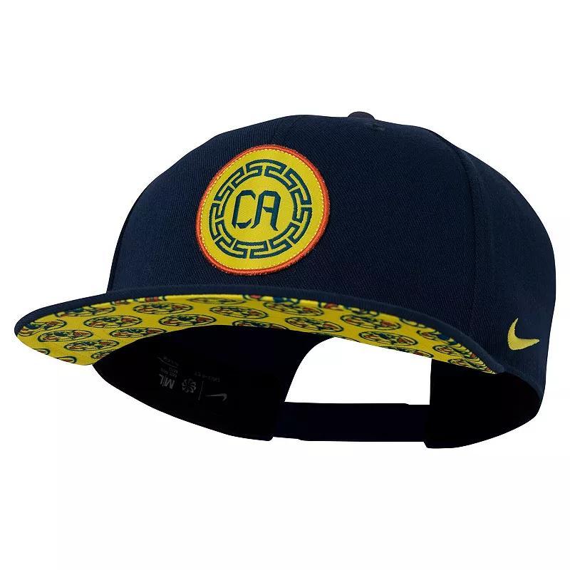 Mens Nike Navy Club America Pro Snapback Hat Caf Blue Product Image