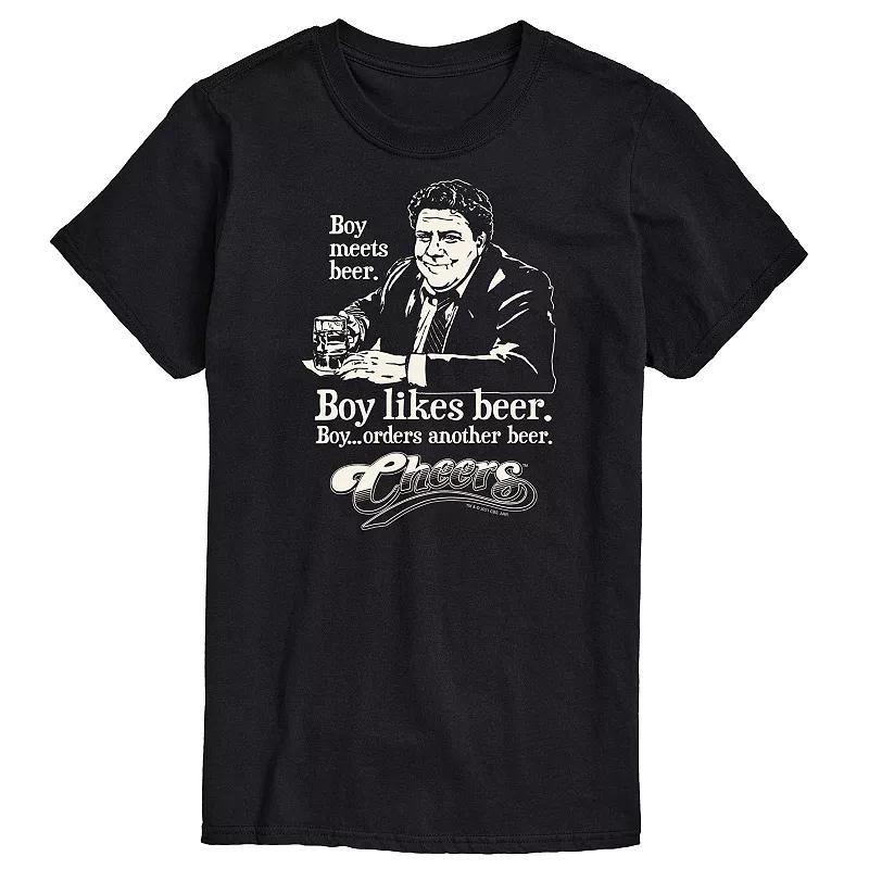 Mens Cheers Boy Meets Beer Tee Product Image