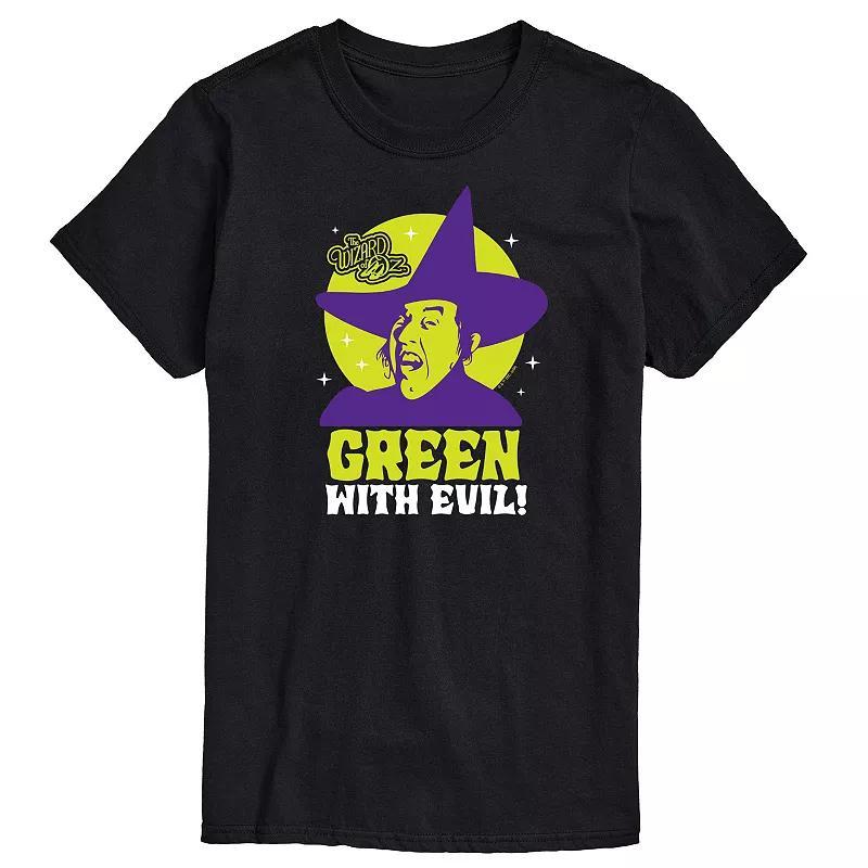 Mens Wizard Of Oz Green With Evil Graphic Tee Product Image