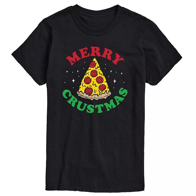 Big & Tall Merry Crustmas Pizza Tee, Mens Product Image