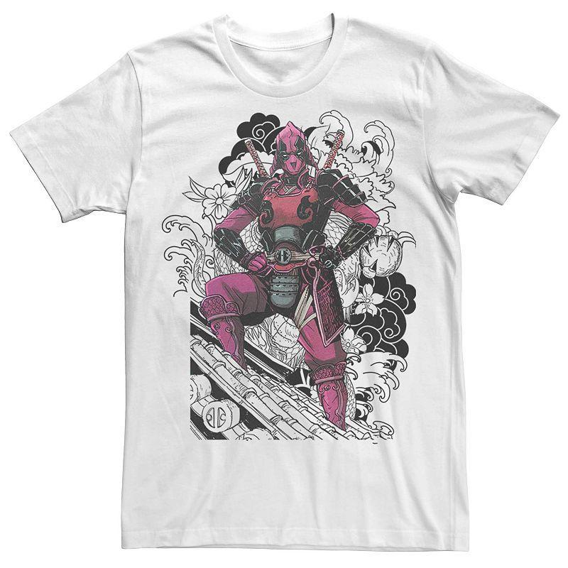 Mens Marvel Deadpool Vintage Samurai Tee Product Image