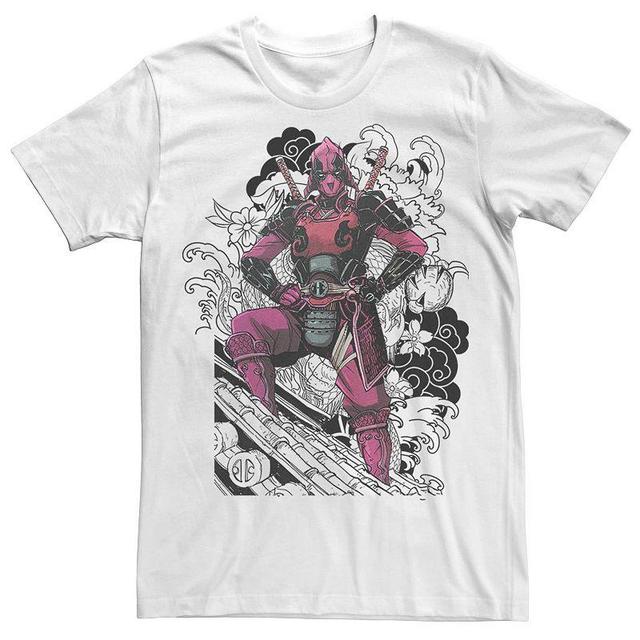 Mens Marvel Deadpool Vintage Samurai Tee Product Image