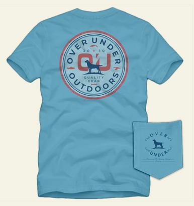 SALE Over Under® Men's S/S Beachwash Outdoors Logo Tee Product Image