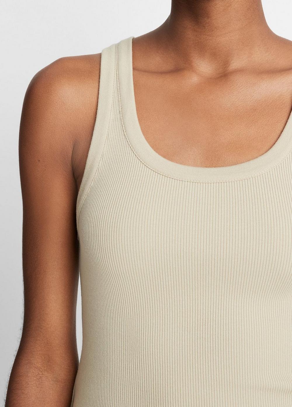 Ribbed Scoop-Neck Tank Product Image