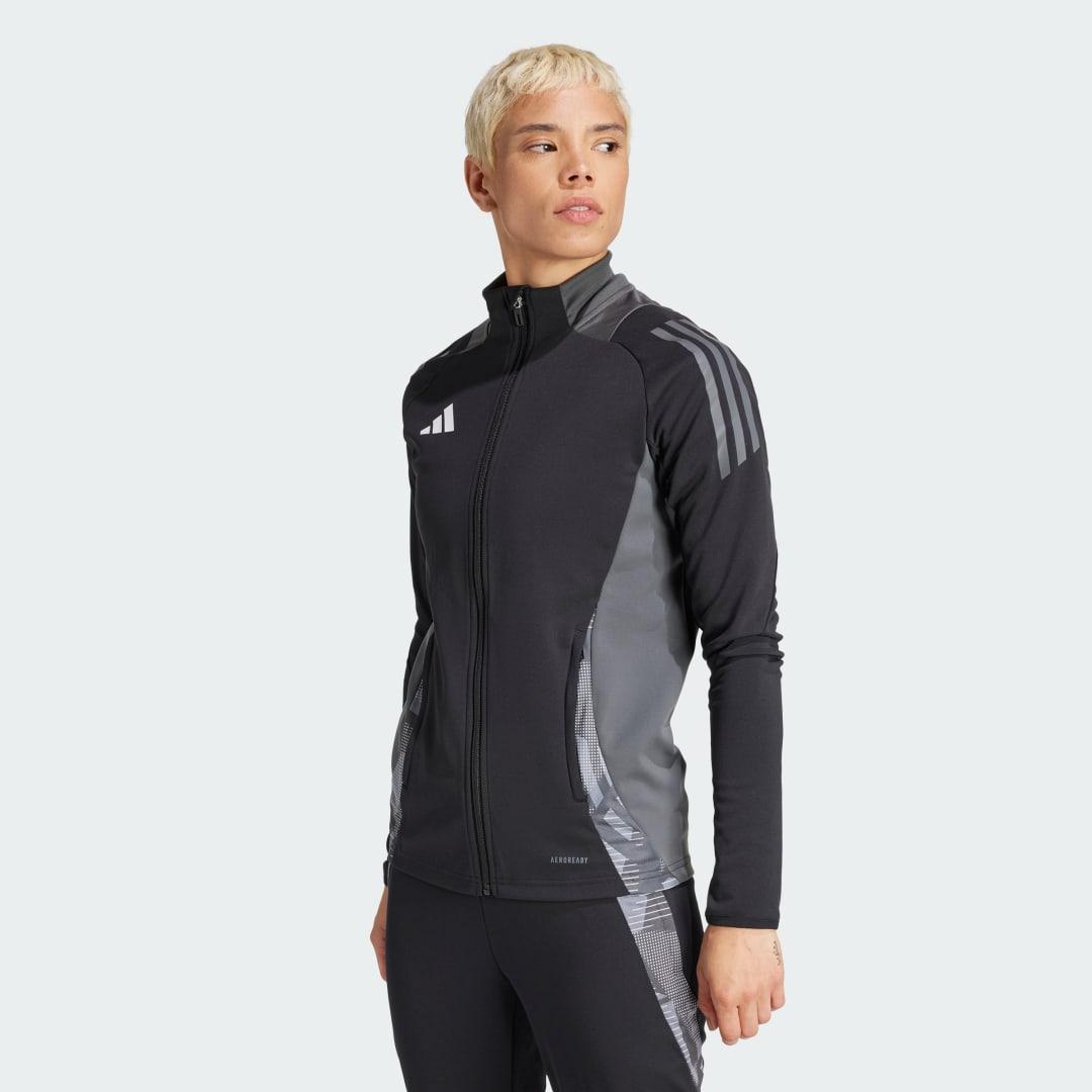 adidas Tiro 24 Competition Training Jacket Black XL Womens Product Image