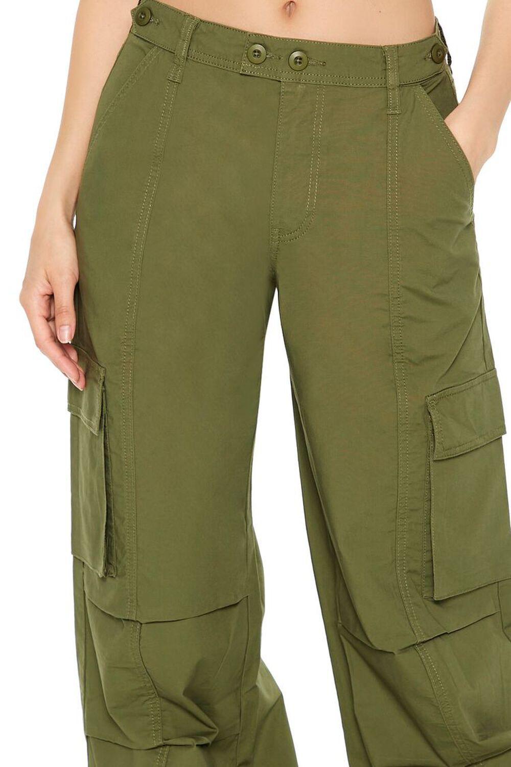 Cotton-Blend Cargo Joggers | Forever 21 Product Image