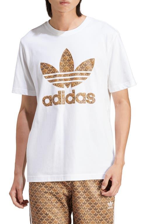 adidas Originals Mono Trefoil Logo Graphic T-Shirt Product Image